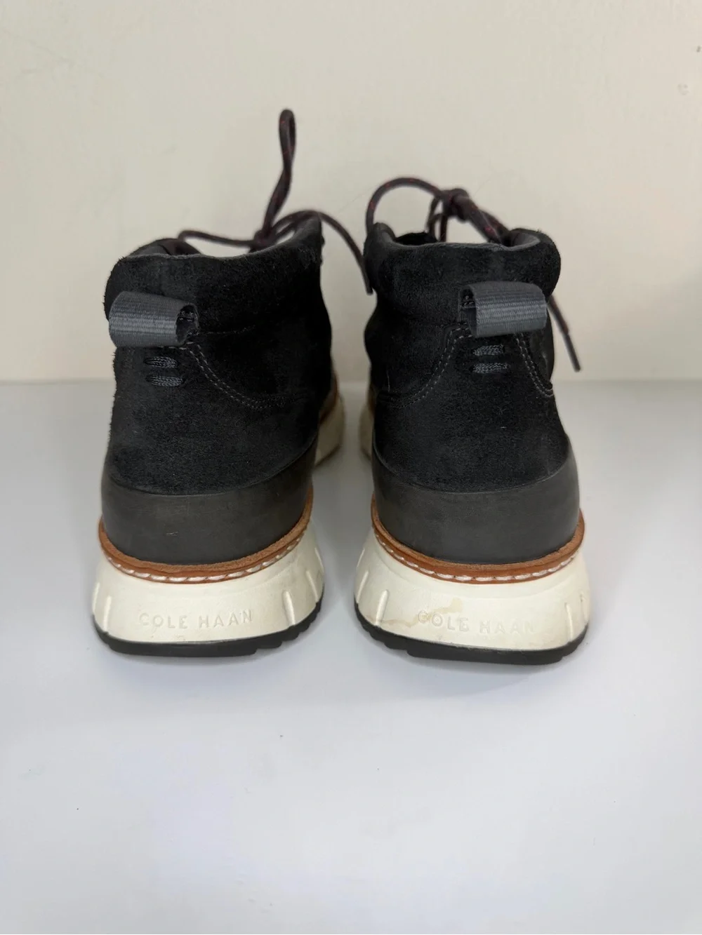 Cole Haan Zerogrand Rugged Men's Size 11M Chukka Boots Black Suede C28460